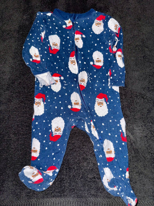 Old Navy Santa footie pjs 3-6 months Old navy Santa footie pjs 3-6 months 3 Months