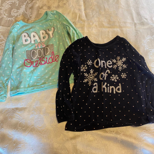Jumping beans 18m, winter, holiday snowflake Shirts bundles 18 Months