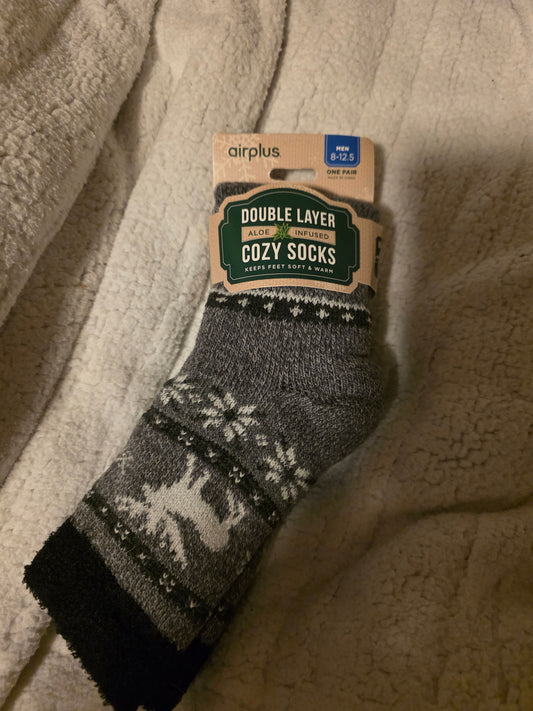 Airplus Brand new double layer cozy socks Socks