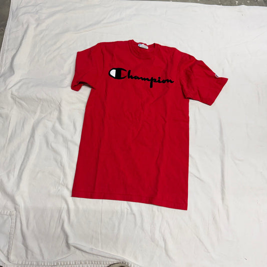 Champion - Mens - Sz Small Red - S Slv T-Shirt Men's - S