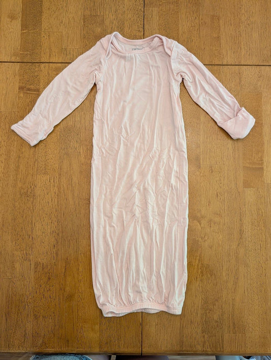 Carter's, 3m, light pink sleeper gown thin, soft, stretchy, fold over hands, never worn 3 Months