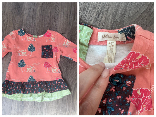 Matilda Jane Matilda Jane Friends Forever Long Sleeve size 2 EUC 2T