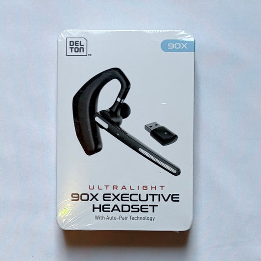 NIP  sealed Delton 90X bluetooth headset headphone hands free driving microphone noise cancelling NEW