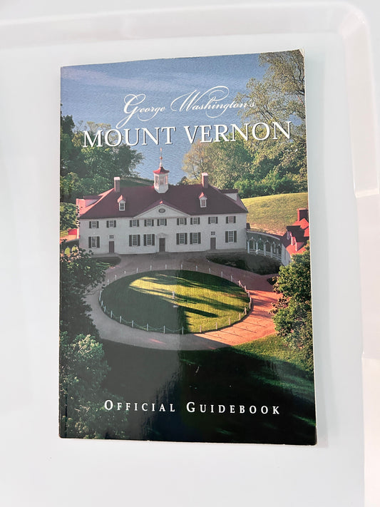 George Washington's Mount Vernon Official Guideboo Paperback with color pictures. 145 pages. Book-Adults