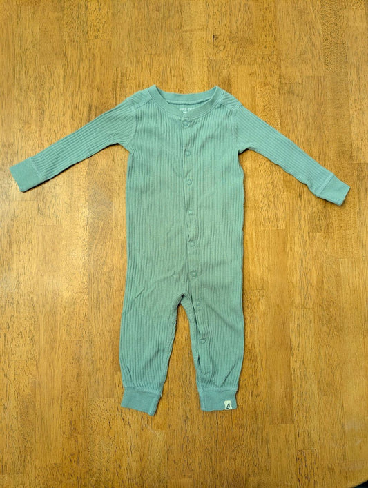 Easy Peasy, 12m, green ribbed sleeper Button up 12 Months