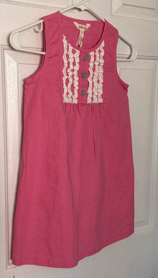 Matilda Jane NWT dress Linen pink dress 8 girls summer party 8