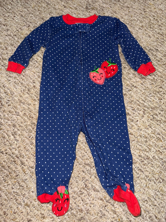 Koala Baby strawberry footie pjs 3-6 months Koala Baby strawberry footie pjs 3-6 months 3 Months