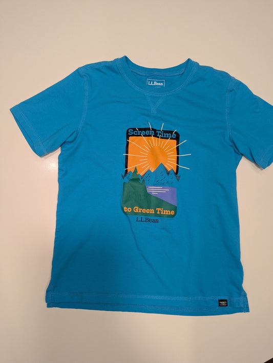 L.L.Bean L.L.Bean 10-12 Blue T-shirt 10