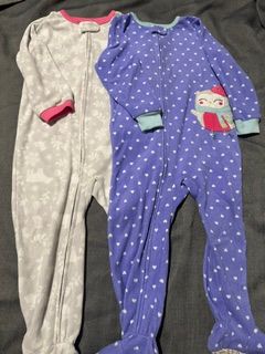 Carters 2 Pack of Warm Footed Pajamas 3T