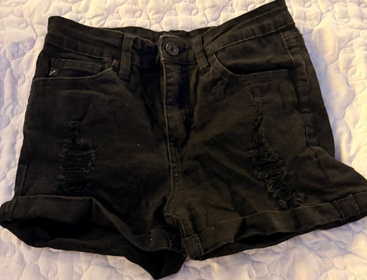 KanCan size 5 KanCan black soft jean shorts Junior 5