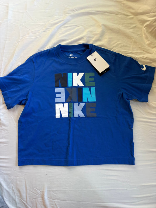 Nike, medium, tee shirt NWT, blue loose fit 10