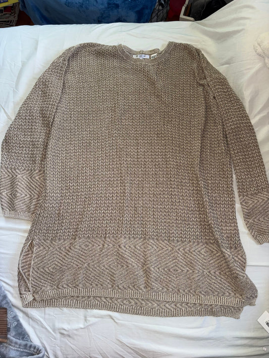 Eight eight eight, 2X, long sleeve Light tan, light weight sweater Women's - XXL