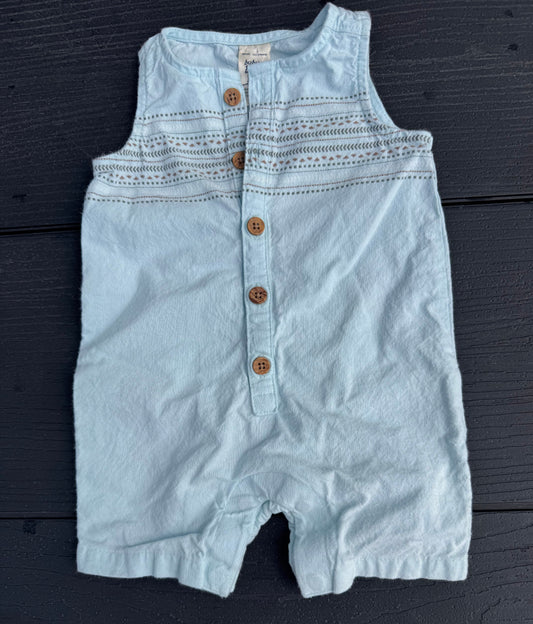 Baby Oshkosh boys onepiece blue Button front snap bottom 3 months baby 3 Months