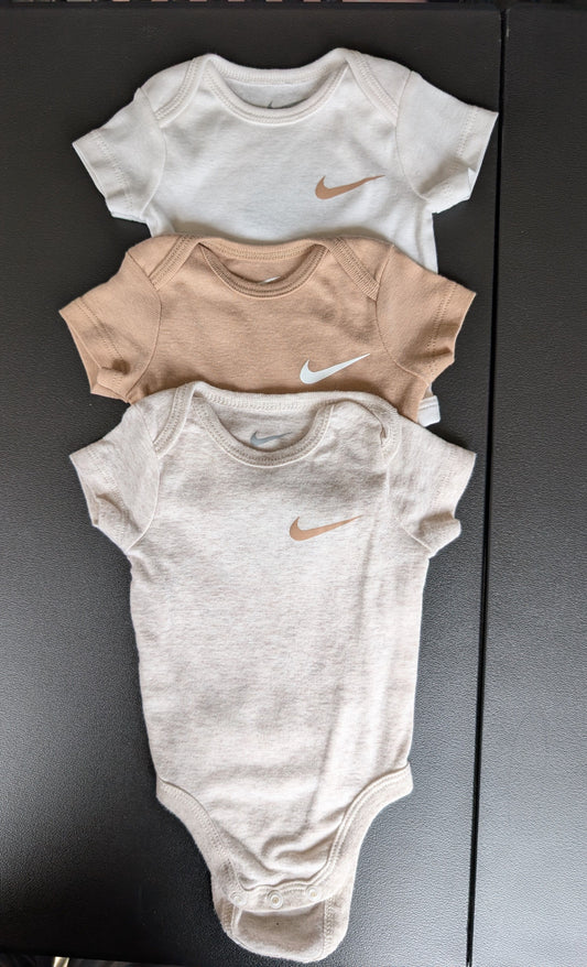 Nike 3 mo boy's onesies 3 light weight onesies 3 Months