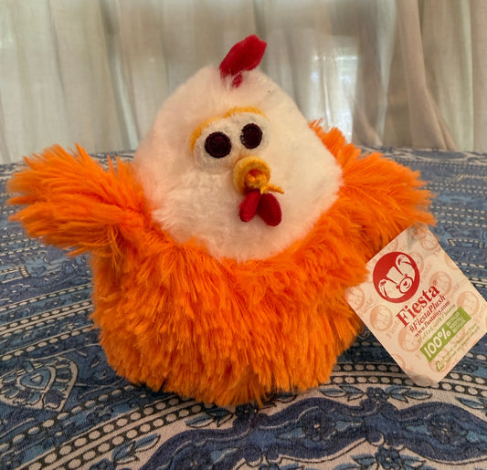 Fiesta plush new with tag orange chicken Cute little chicken, plush bird Plush Toys