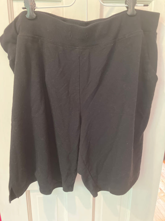 Athletic works size 20 black shorts Stretch waist band with pockets Women's - XXL