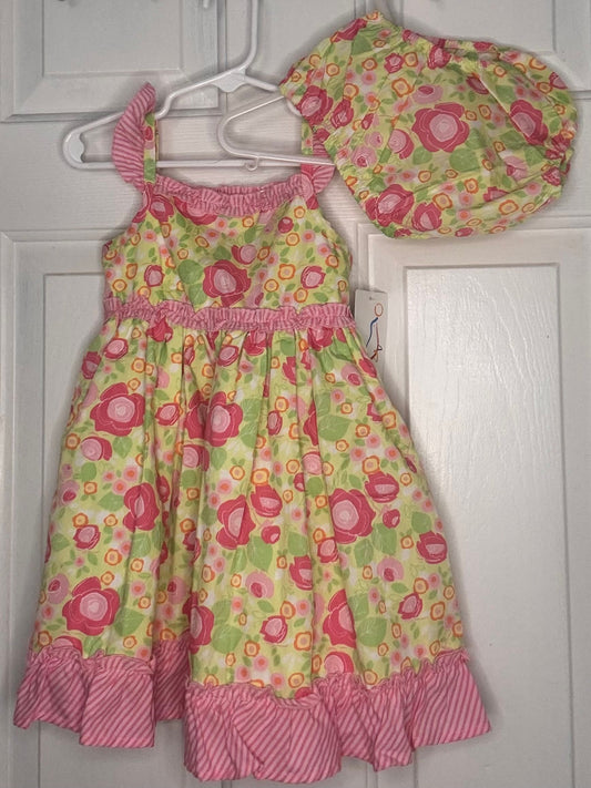 BT kids 2 piece dress bummies Vintage dress girls floral 24 months 24 Months