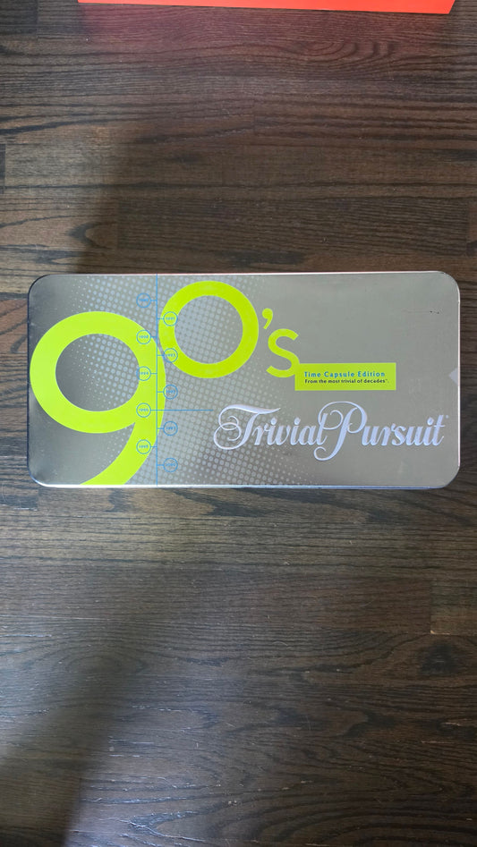90's time capsule Trivial Pursuit game  Games