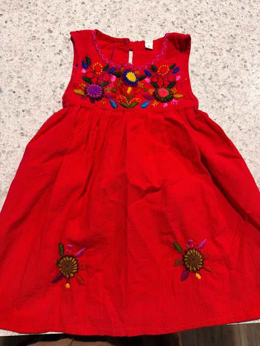 Hand Made in Mexico Hand made dress from Mexico 2T