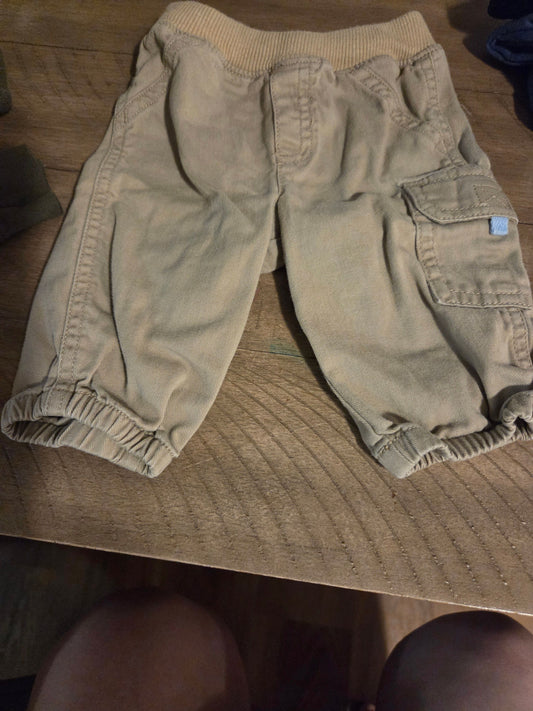 Carters Khaki cargo pants 3 months 3 Months