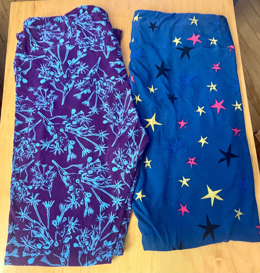 LulaRoe Two pairs TC leggings Women's - L