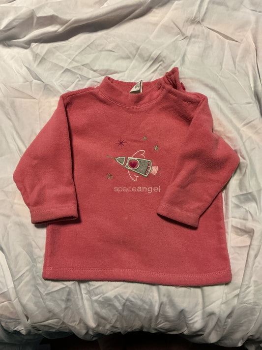 Gap Space Angel fleece sweatshirt 12 Months