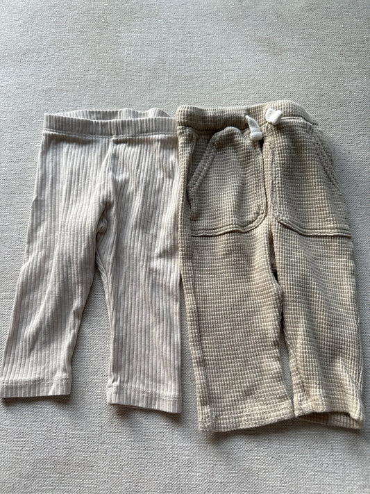 Little co, h&m GUC neutral pant bundle 3-6 months 6 Months