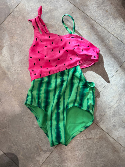 Cat and Jack bathing suit size 6 7 Swim suit. Watermelon 6