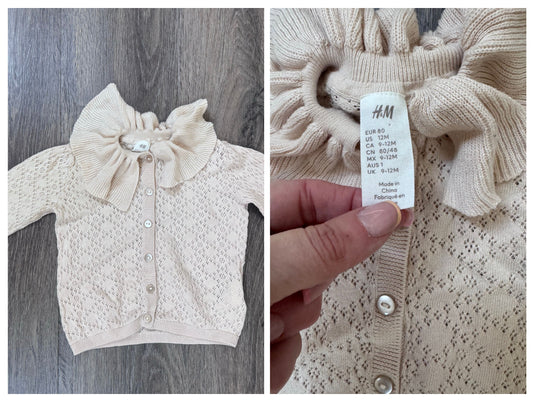 H&M H&M Girls Cardigan Sweater 12m EUC 12 Months