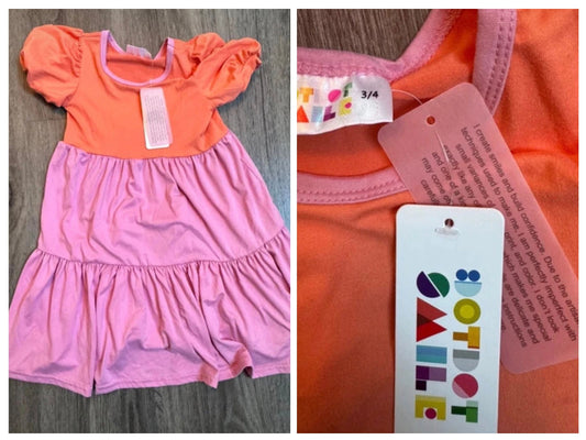Dot Dot Smile Dot Dot Smile Girls Sunset Pop Twirl Dress 3-4y NWT 3T