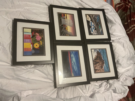 From Maine Five framed beach beach theme photos Wall Hanging