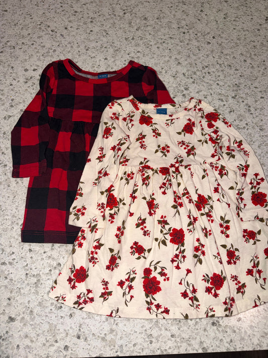 Old Navy Two 6 to 12 months Dresses 6 Months