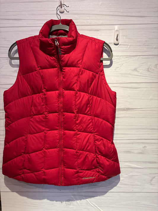 Eddie Bauer Womens Eddie Bauer puffy vest - red Women's - M