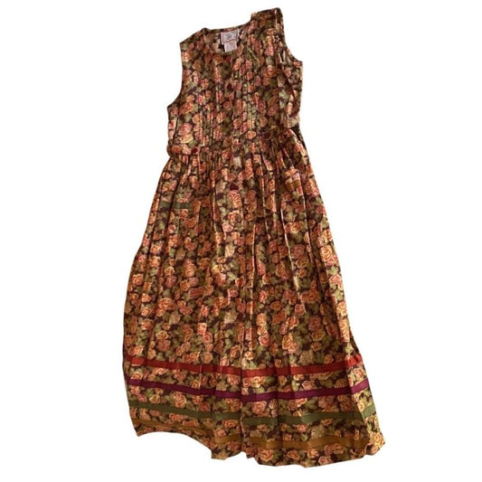 Cornelloki Cornelloki vintage floral Corduroy dress 7 8 8